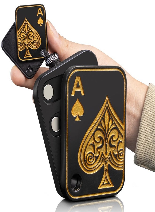 D.G.PLAYER Fidget Toys Adults - Pendants Magnetic Fidget Slider to Relieve Stress, Tension, Anxiety - Improve Focus - Find Inspiration Portable Design (Black) - Image 1
